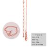Collar ajustable tipo alfiler transfronterizo de oro de 18K, giro en O que no se desvanece, cadena universal chapada en cobre, accesorios simples al por mayor