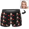 Comercio Exterior Amazon Pod Producción de Una Pieza Ropa Interior Cruzada Boxer Briefs Estampado Digital Patrón para Hombres y Mujeres Fábrica de Boxer Briefs