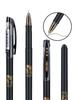 Deli V70 pluma de gel para estudiantes de prueba 0.5mm tubo de aguja completa (negro) (rama)
