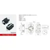Xiongda/XIONGDA NEMA L5-20R Soquete Industrial Americano de Três Furos 20A 125V Tipo de Travamento Anti-desprendimento