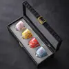 Caneca Mestra Esmaltada Menina Pequena Pastel Cerâmica Kung Fu Conjunto de Chá Xícara de Chá Xícara de Chá Xícara de Chá Lembrança Atacado