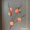 Polietileno de Alta Densidade LDPE Romã Artificial, Maçã, Caqui Frutas de Espuma Decoração de Casa Materiais Florais Acessórios