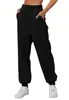 Amazon 2023 Pantalones de Chándal Sueltos de Cintura Alta para Mujer Pantalones de Chándal a Cuadros de Cintura Alta Pantalones Casuales de Sudadera con Bolsillos