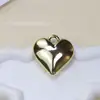 Dongdaemun nuevos aretes colgantes tridimensionales brillantes de corazón de durazno dulce cool collar de amor cadena para clavícula accesorios de joyería bolsa