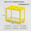 Pez Betta Tailandés Bloques de Construcción Acuario Caja Ciega Pequeña Arreglo de Escena Micro Paisaje Cuchara Creativa para Alimentación por Lotes Vidrio de Borosilicato Alto