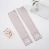 Manga de Hielo Multicolores con Letras Japonesas para Mujer, Tendencia de Internet, Manga de Hielo para Proteger del Sol, Estudiante, Nueva, Transpirable, Protección UV, Manga para el Brazo