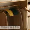 Perchas Domésticas Antideslizantes Recubiertas de Plástico, Semi-Circulares, Secadores Sin Marca, Pinzas para Pantalones de Adulto, Perchas de Acero Inoxidable para Almacenamiento