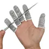 Luvas de Dedo Anti-Corte Nível 5 Hppe Escultura em Madeira Escultura em Madeira Ferramenta de Corte de Cozinha Faca para Polegar Luvas de Dedo de Proteção de Segurança