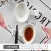 Fábrica vende suporte para hashi e colher de porcelana óssea branca pura para hotel pode ser definido logo Restaurante Clube conjunto de mesa suporte para hashi de cerâmica Tangshan