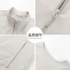 Chaleco con cuello alto para hombre, chaqueta ligera sin mangas para primavera y otoño, chaleco de estilo casual de negocios de alta gama para usar por encima