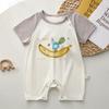 Mono de bebé Chengbao, pijama fino de verano de manga corta, ropa de bebé, ropa de escalada, ropa para recién nacidos