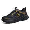 Zapatos de Protección Laboral Dinggu para Hombre, Anti-Golpes, Anti-Perforación, Tejido Fly-Knit, Ligeros, Transfronterizos, Protección Laboral Cómoda, Zapatos de Seguridad para las Cuatro Estaciones al Mayoreo