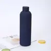 Caneca Isolada Estilo Americano de Aço Inoxidável 304 em Estoque para Compras Internacionais, Garrafa de Água Esportiva Pequena com Boca Estreita para Uso Externo, Caneca Isolada com Pintura Emborrachada