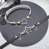 Colar de Metal com Estrela de Cinco Pontas Personalizado Design Original Colar de Subcultura Punk Gótico Harajuku Estrela