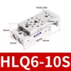 Cilindro Neumático de Mesa Deslizante de Doble Eje Hlq con Riel de Guía Lineal de Alta Precisión Hlq16X20S Hls