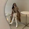 2026 Nueva Tendencia Tacones Altos Puntiagudos Súper Cómodos Botas Largas Marrones Hasta la Rodilla Tacón Delgado Caña Alta Botas Elásticas para Mujer