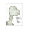 Pintura Decorativa Nórdica Simple de Dibujos Animados Acuarela Animal León Mono Hipopótamo Dinosaurio Póster Habitación Infantil Pintura Colgante Sin Marco