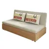 Sofá cama plegable para sala de estar y dormitorio, cama plegable individual/doble para apartamentos pequeños, cama multifuncional de doble uso extraíble y retráctil