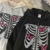 Ropa de primavera, otoño e invierno 2022 para hombre, nuevo top y2g con calavera de diamantes de imitación, ropa de primavera, suéter con capucha para hombre