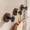 Gancho de Ventosa sin Taladro, Adhesivo sin Rastro, Gancho Colgador de Puerta, Tirador de Puerta de Cajón de Gabinete, Gancho Individual para Pared de Baño