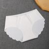 Fábrica atacado gelo de seda sem costura underwear mulheres de algodão virilha meninas cuecas cintura média cor sólida cuecas cueca mulheres