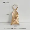 Arte de Bambu Xin Sheng Formato de Zongzi Decoração Trançada de Bambu DIY Estilo Chinês Auspicioso Artesanato Criativo Material de Arte Floral Trançado Feito à Mão