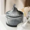 Frasco de Almacenamiento Color Caramelo Retro Hongyu Yurta de Vidrio Interior Ins Vela Frasco de Aromaterapia con Logotipo Personalizable