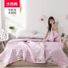 Colcha de Algodón Lavable para Aire Acondicionado, Colcha Fresca de Verano Lavable, Colcha de Primavera y Otoño, Colcha de Regalo, Colcha Doble [Suministro Directo de Fábrica]