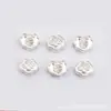 S999 Plata de Pie Ruyi 3D Cuerda Dura de Plata Cadena Ruyi Candado Pulsera Cuenta DIY Accesorios para Joyería Mayoreo