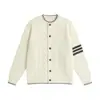 Cardigan de tricô listrado para casais, para homens e mulheres, outono e inverno, estilo preguiçoso, jaqueta casual solta com botões, versátil e moderna