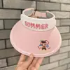 Sombrero de Sol para Niños Protección Solar Verano Bebé Ala Ancha Parte Superior Vacía Para Niño Anti-UV Para Niña Sombrero de Sol de Viaje Moderno