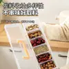 Caja de Almacenamiento para Especias con Asa y Tapa, Caja de Condimentos de Grado Alimenticio para Cocina, Almacenamiento de Condimentos Compartimentado de Gran Capacidad para el Hogar