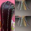 Cuerda para el Cabello Degradada Colorida Trenza de Moda Trenza Sucia Cuerda para el Cabello Trenzada Estilo Étnico Hip-Hop Cinta de Baile para Niños Cuerda de Color Dulces Accesorios para el Cabello