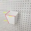 Accesorios para tablero perforado de metal con espaciado de 1.6 y 2.5 mm entre agujeros, adecuados para almacenamiento en el hogar, cestas colgantes, bandejas y accesorios