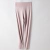 Pantalones cálidos de cintura alta de terciopelo para mujer, pantalones de algodón gruesos con forro polar de talla grande, ropa interior, pantalones largos ajustados, pantalones de algodón de talla grande para mujer, otoño