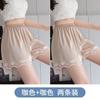 Shorts de Seguridad Finos de Verano para Mujer, Anti-Exposición, Sin Costuras, Usables, Frescos, No se Enrollan, Shorts de Seguro con Base de Encaje para el Hogar