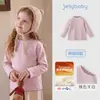 Camiseta de manga larga para niña Jellybaby, capa base cálida de otoño, ropa de otoño para niños, ropa para niñas pequeñas y bebés