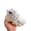Zapatillas deportivas para niños para primavera y otoño, zapatillas de running de malla transpirable para niños, zapatos casuales ligeros de suela blanda con perilla para niños mayores y niñas