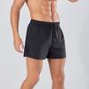 Pantalones cortos simples para hombre transfronterizos de verano delgados de secado rápido pantalones cuádruples deportivos casuales transpirables rectos talla grande pantalones pantalones