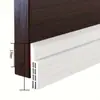 Tirainsonorizante para Hueco Inferior de Puerta Adhesiva Tira para Hueco de Puerta Tira Selladora para Parte Inferior de Puerta Pegatina Cortavientos para Puerta de Vidrio Ventana Tira Barrera de Agua Tira Adhesiva