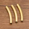 Accesorios de Materiales para Joyería DIY de 2 Colores Carcasa de Codo Repujada de Acero Inoxidable Tubo de Material Hecho a Mano Cuentas Accesorios de Codo