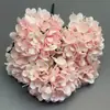 Flores Artificiales de Mini Hortensia de 5 Cabezas Transfronterizas, Materiales Florales para Bodas, Arreglo Floral de Pasillo, Flores Falsas, Arte Floral para Decoración de Bodas