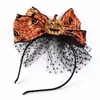 Faixa de Cabeça de Abóbora de Halloween para Mulheres, Adereço de Cabelo Engraçado para Festa, Adereços de Atmosfera para Fantasia de Cosplay, Decorações de Presilha de Cabelo