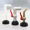 Resistente a ácidos y álcalis 60 rosca gruesa IBC barril de tonelada interruptor plástico interfaz válvula de descarga barril químico barril de aceite grifo de llenado