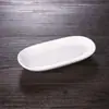 Mesa de Cerámica de Hotel Vajilla Blanca Pura Juego de Tres Piezas Suministros para Restaurante de Hotel Plato de Hueso Bol con Ala Cuchara de Sopa Taza de Té