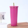 Taza de Café Pintura Arcoíris Transfronteriza en Stock para Exteriores Color Sólido Taza para Discapacitados Portátil para Coche Taza Termo de Acero Inoxidable 304