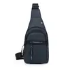 2026 Nueva Bolsa de Pecho para Hombre Estilo Coreano Casual de Negocios de un Solo Hombro para Teléfono Bolsa Cruzada Ligera Multifuncional para Exteriores