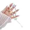 Estilo celebridad de internet moderno colorido hecho a mano con cuentas cadena para teléfono móvil colgante de amor colgante niña bolso adornos para funda de teléfono