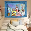 Nueva tela de fondo de dibujos animados estilo ins con estampados de alta definición, creando una decoración de dormitorio sofisticada y atmosférica; disponible en una variedad de diseños