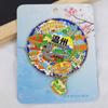 Impresión de Ciudad China Punto de Referencia Imán Metálico para Refrigerador Souvenir de Viaje Pekín Dangshan Chengdu Pequeños Regalos Culturales y Creativos